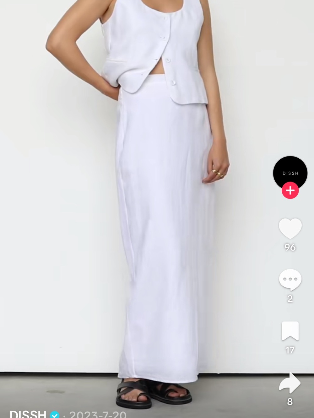Dissh linen Roberts skirt
